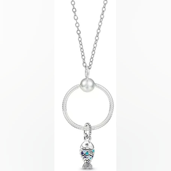 Bundle 3 pieces Deal - 45 CM  Neckalce+  Magical Fish Charm + Pendant - Picture 1 of 11